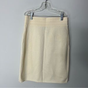 Sport Max $495 Knit Wool Sweater Mini Skirt Cream 139